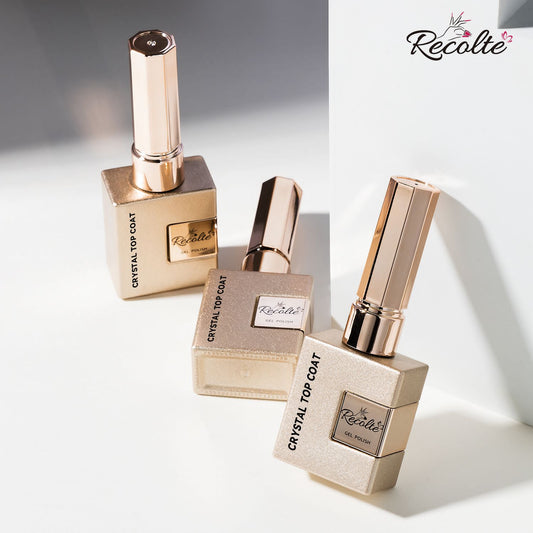 Recolte Crystal Top Coat Gel Polish | Clear High Shine Nail Top Coat
