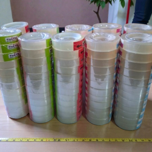 Transparent Adhesive Tape Rolls