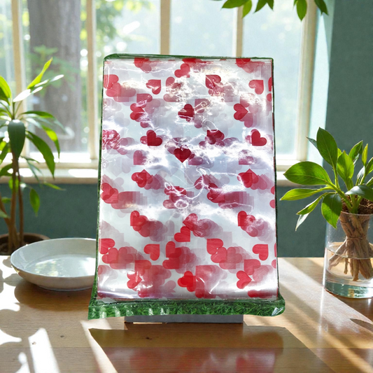 Kon Repar Vibrant pink heart-themed Pouches